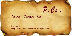 Palen Cseperke névjegykártya